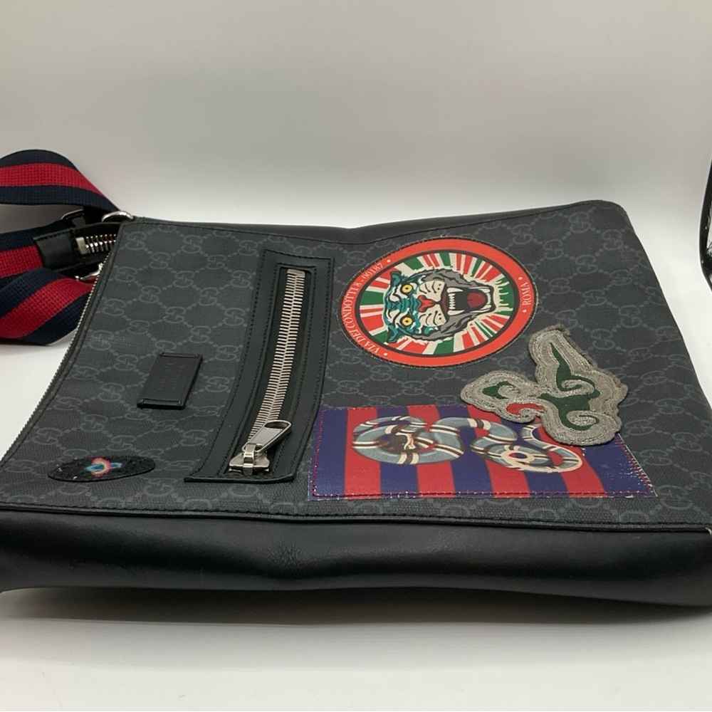 Gucci GG Night Supreme Courrier Flat Messenger Bag - Picture 11 of 15